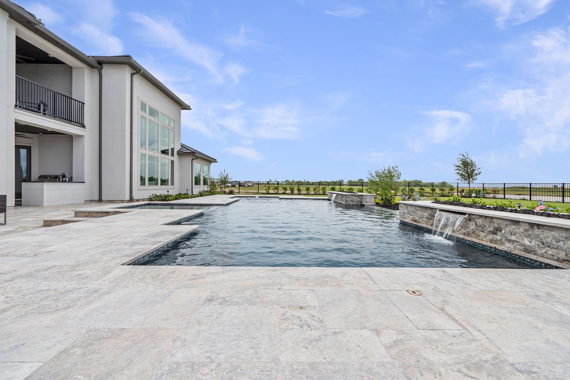 Newmark Model Home Bridgeland Maddox Custom Pools & Landscaping