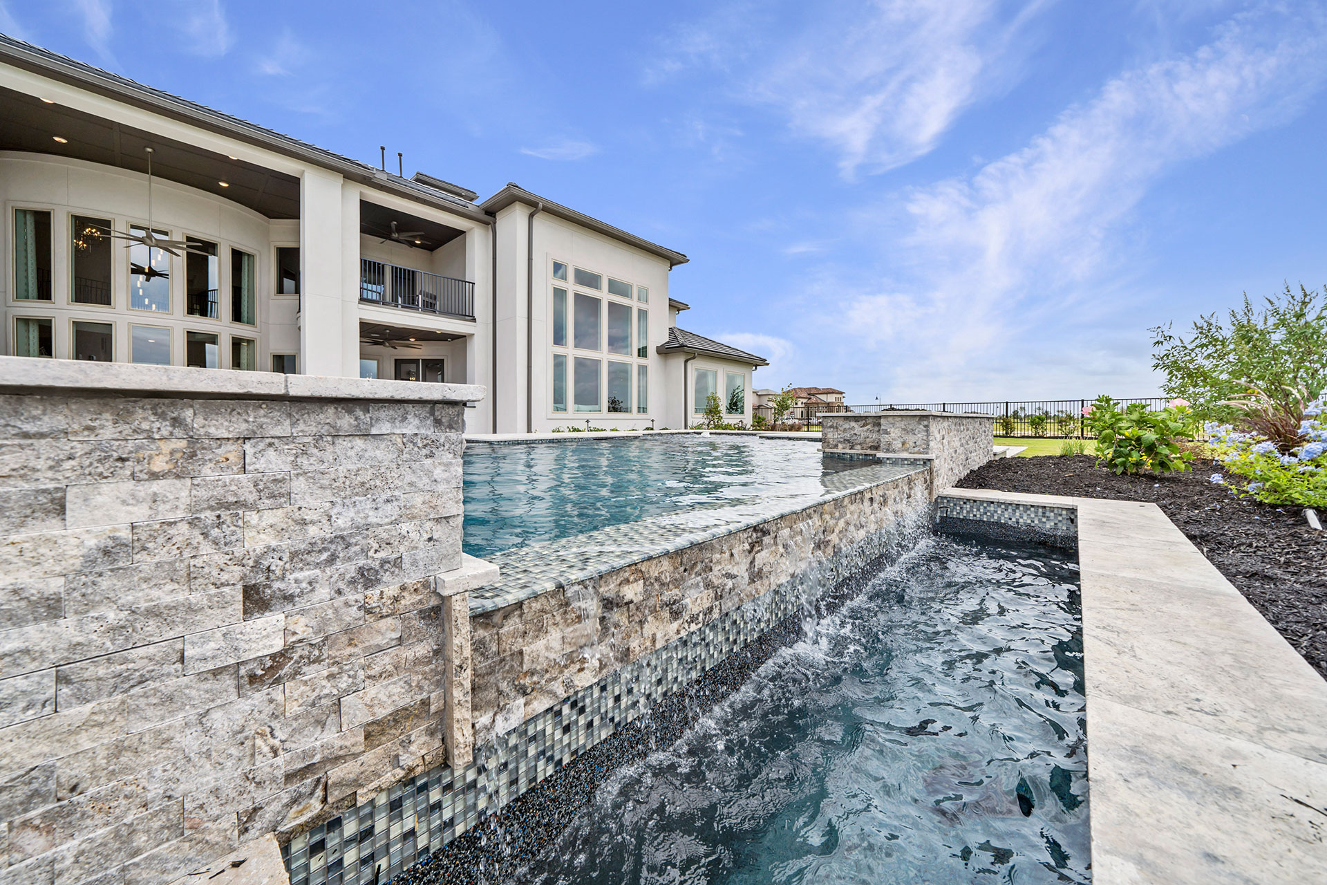 Newmark Model Home Bridgeland Maddox Custom Pools & Landscaping