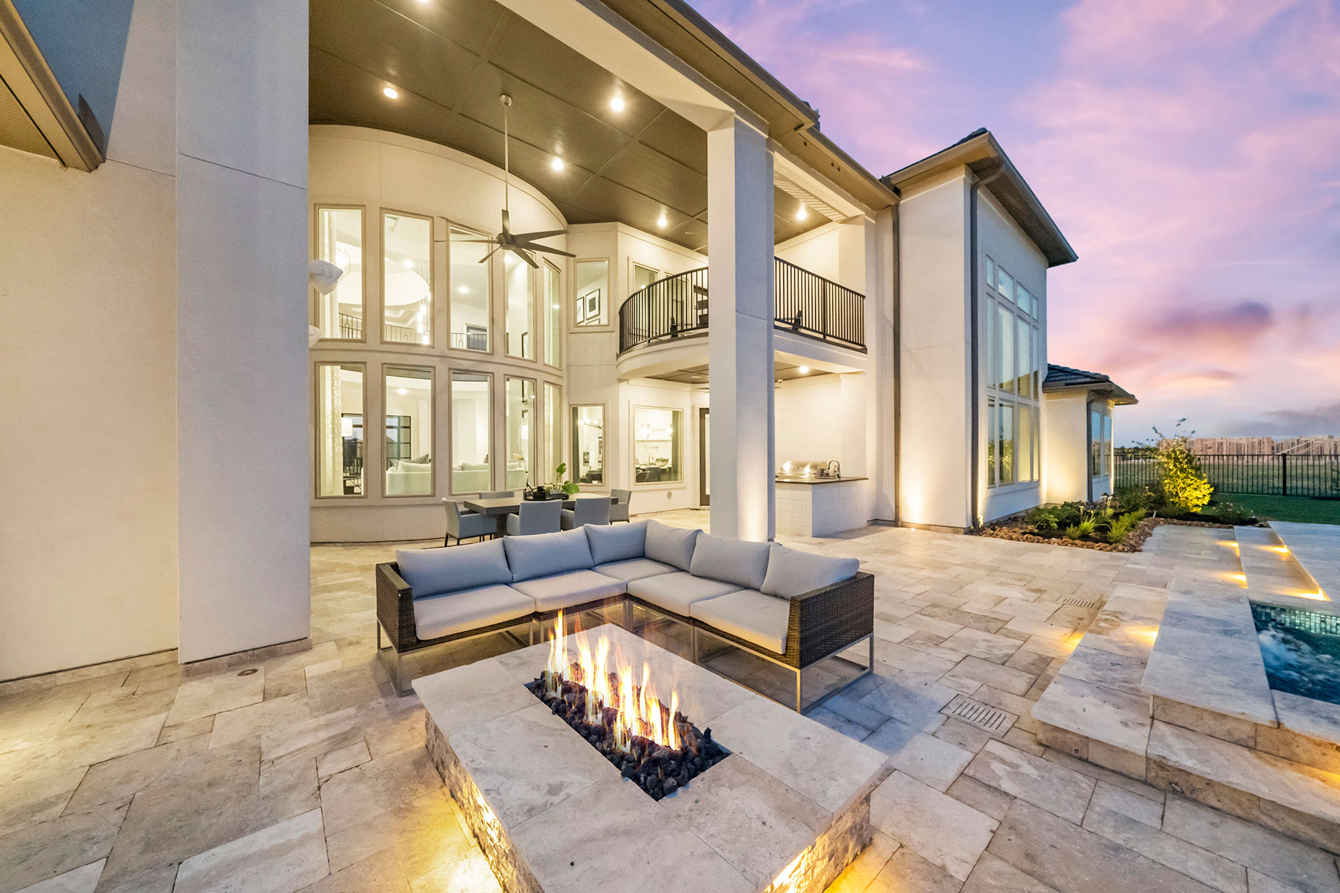 Newmark Model Home Bridgeland Maddox Custom Pools & Landscaping