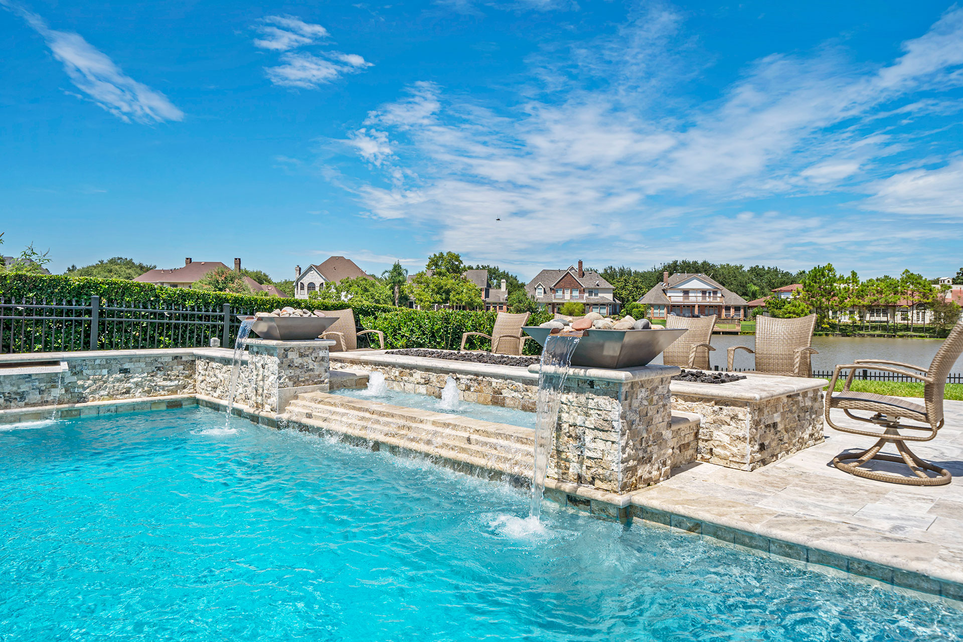 Creekview Court Residence Maddox Custom Pools & Landscaping