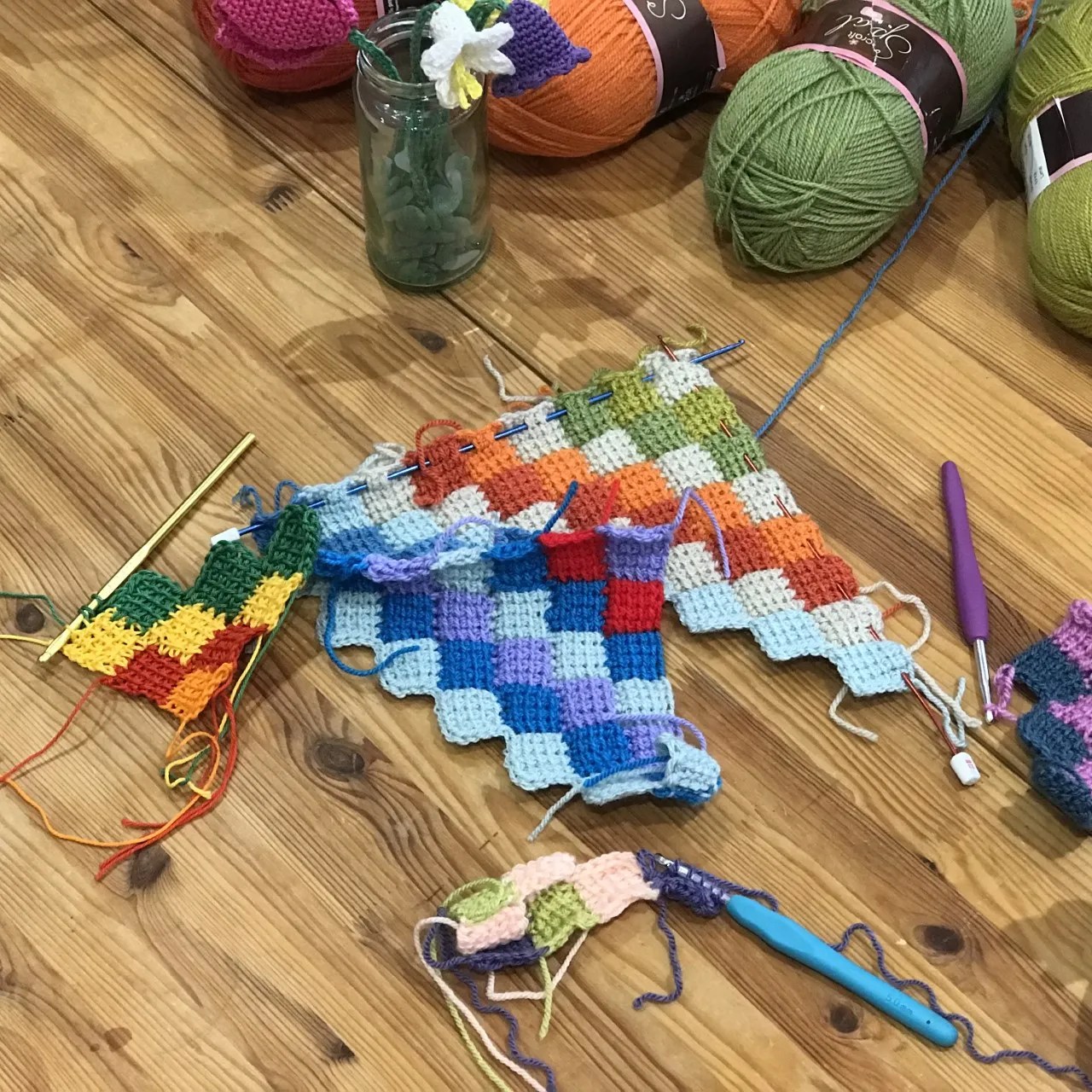 Entrelac Crochet Made and Making