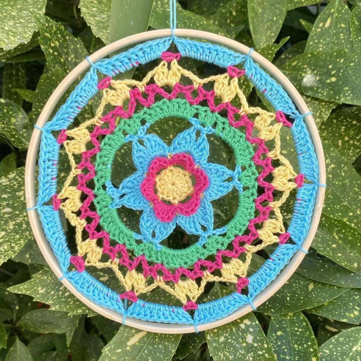 Crochet Mistral Mandala Made and Making