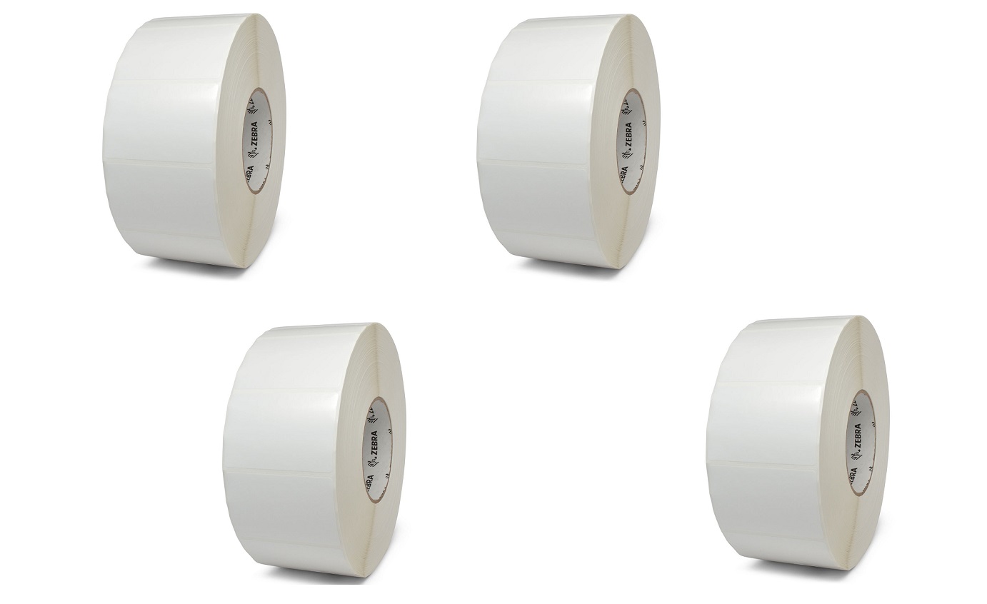 Zebra ZUltimate 3000T 2 X 1.25 TT BarCode Label Pack of 8 Rolls 18940