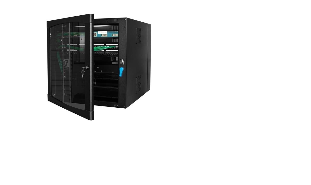 CPi Chatsworth CUBEIT Wall Mount 12U 24x24x30 Black 12419724