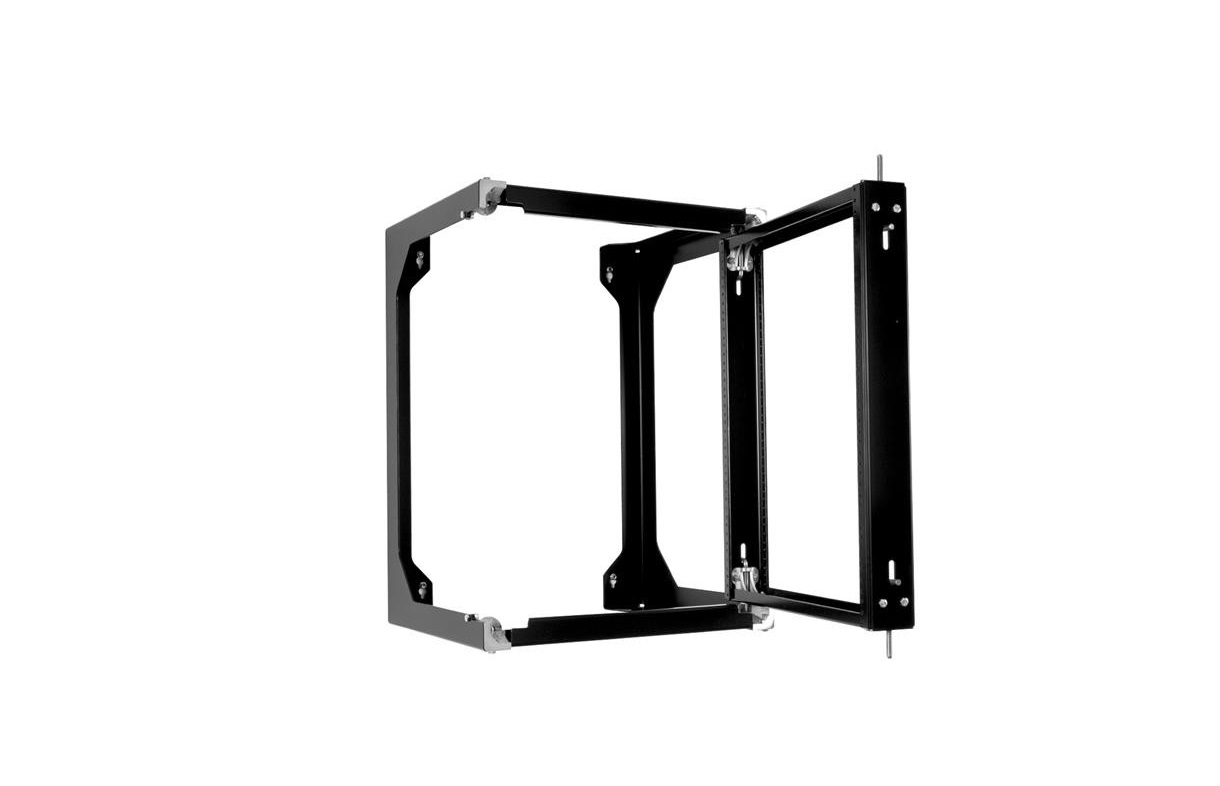 Chatsworth Cpi 11790118 12U Standard Swing Gate Wall Rack Gray