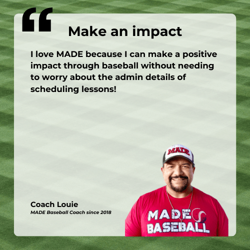 Apply to be a MADE Baseball coach