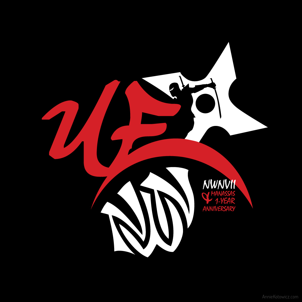 Ninja Warrior Night logo Made by Annie