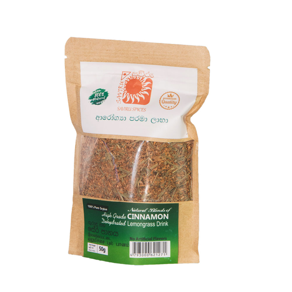 buy Cinnamon Lemongrass Drink 50g in Sri Lanka Food, Herbal Drinks