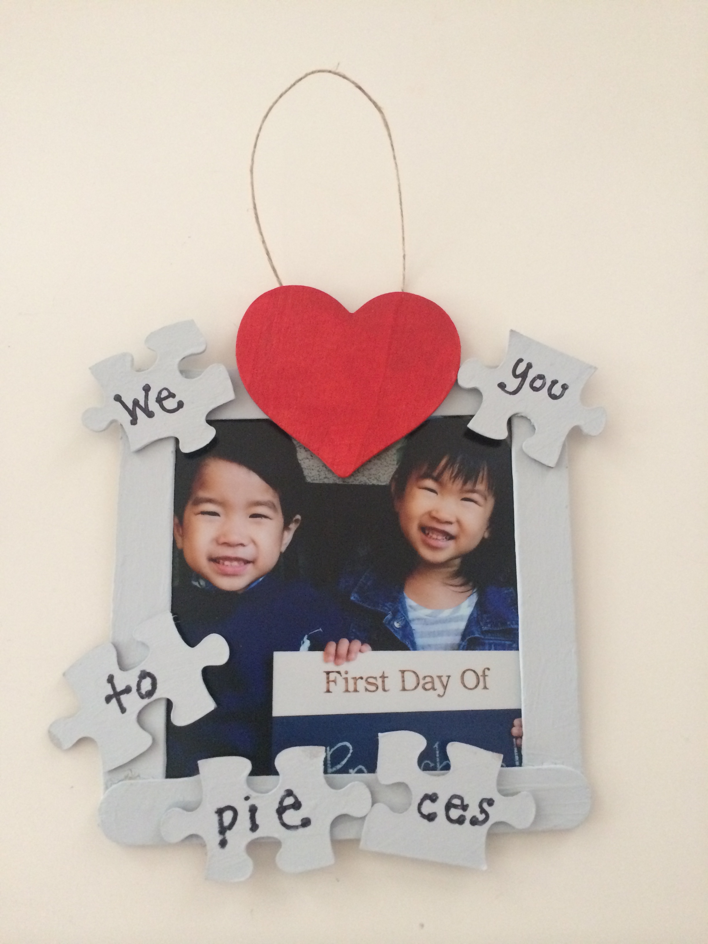 puzzle frame gift idea Made for Sweets