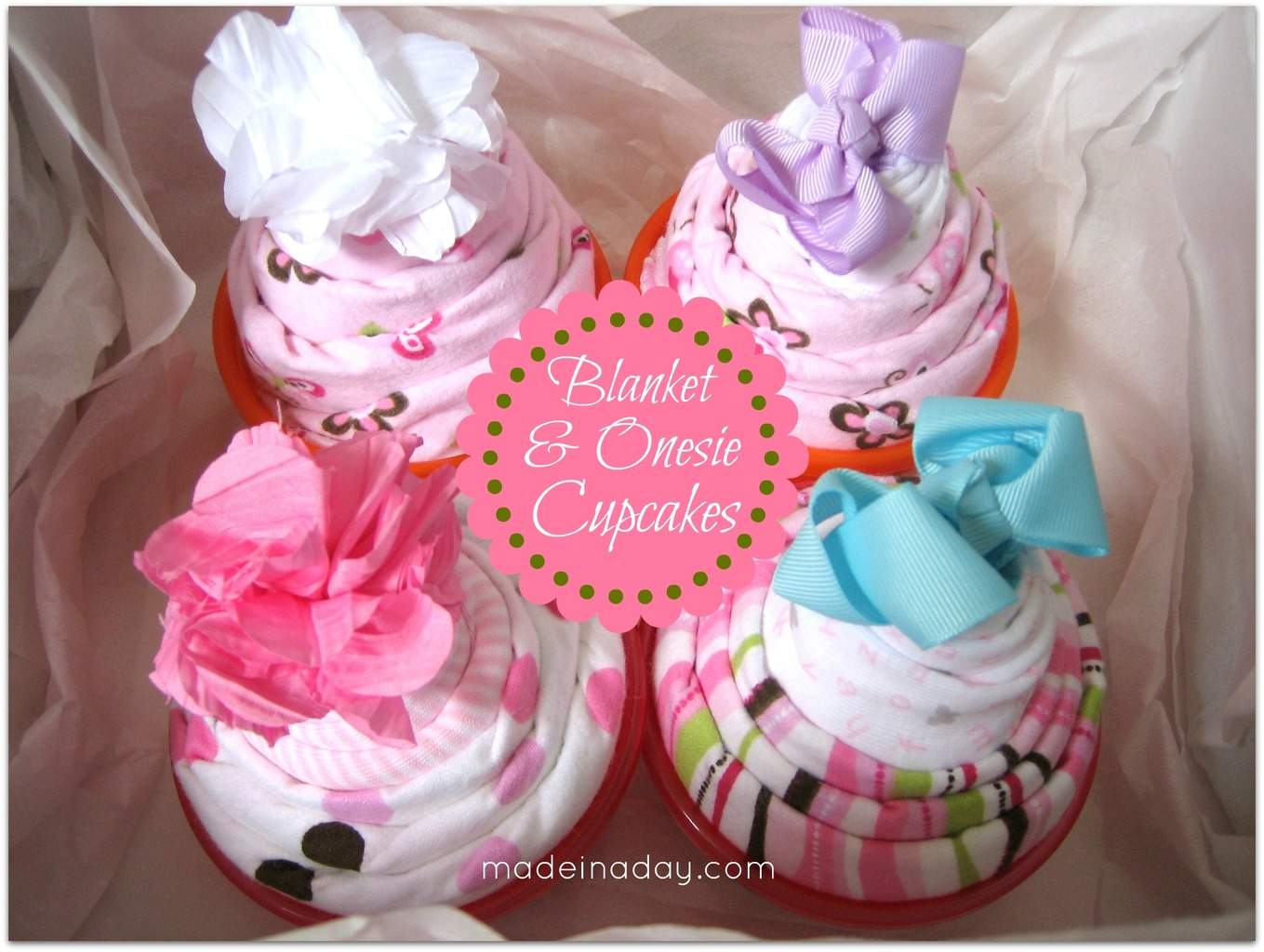Baby Blanket & Onesie Cupcakes! Made In A Day