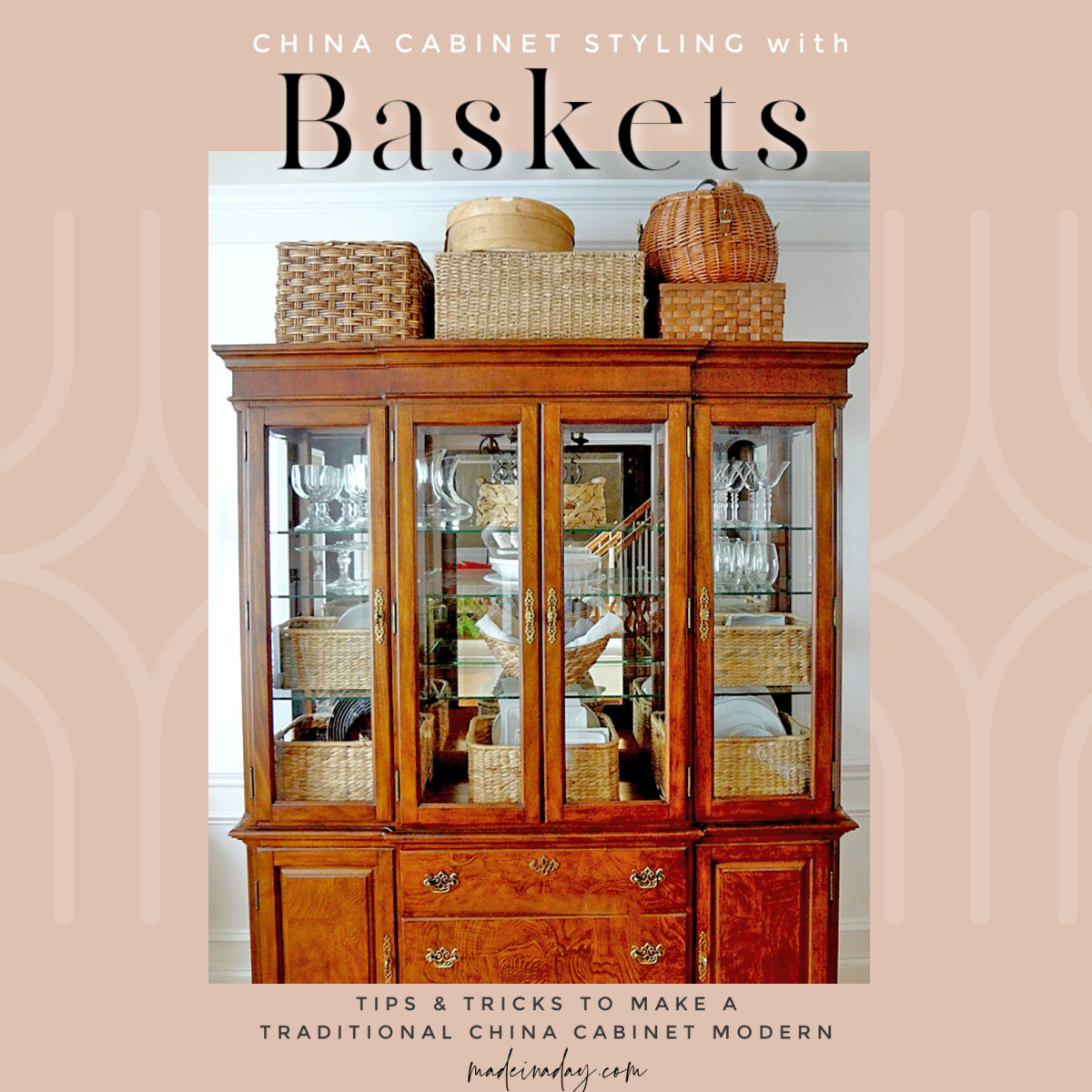 Design Hack Display Dishes In China With Baskets