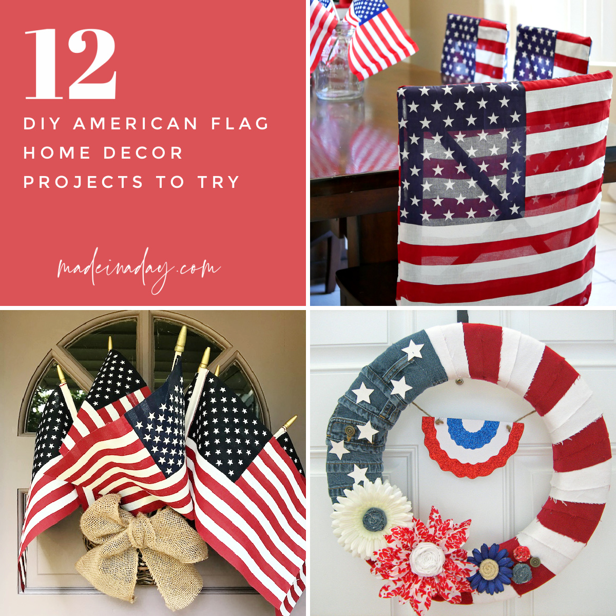 The Best DIY American Flag Room Decor Made In A Day