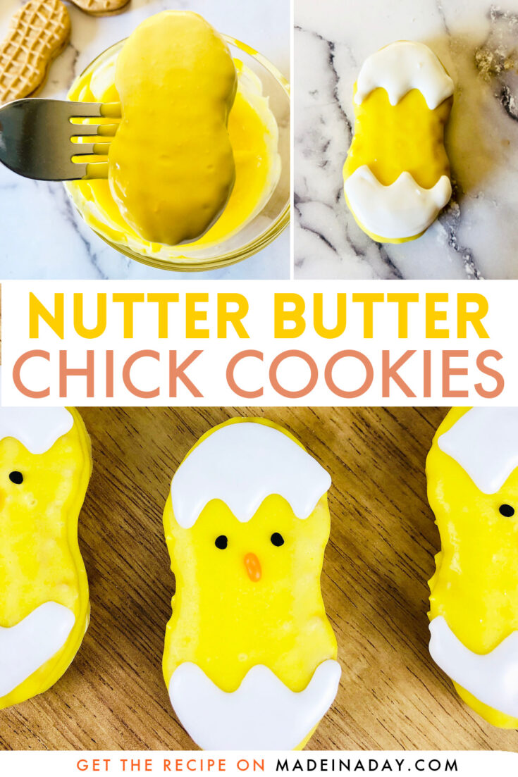 Baby Chick Nutter Butter Easter Cookies Made In A Day