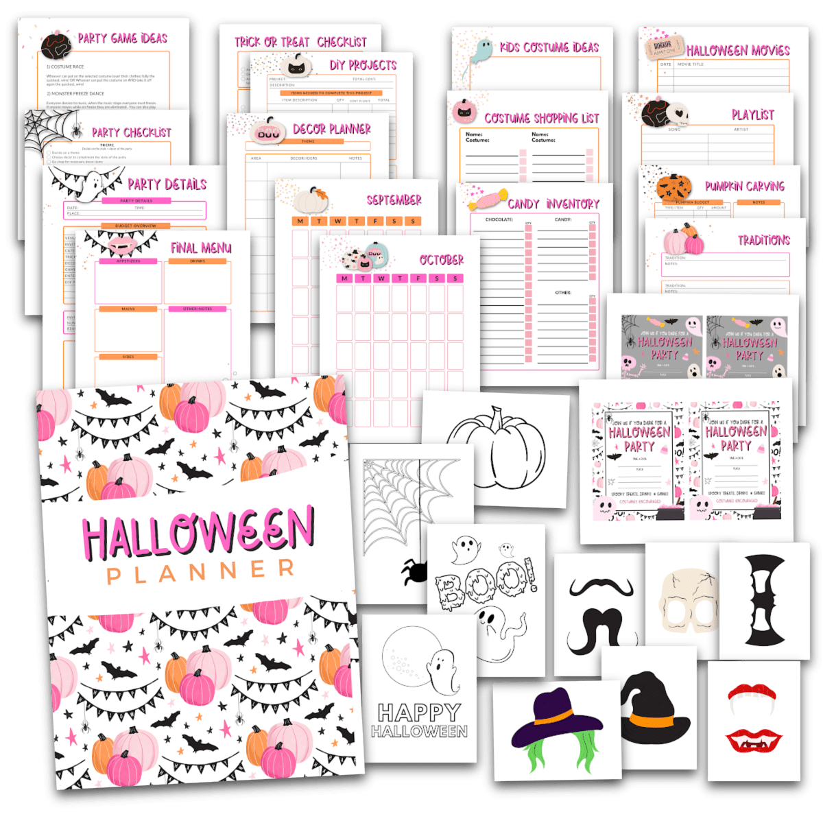 Halloween Planner Sets Made In A Day