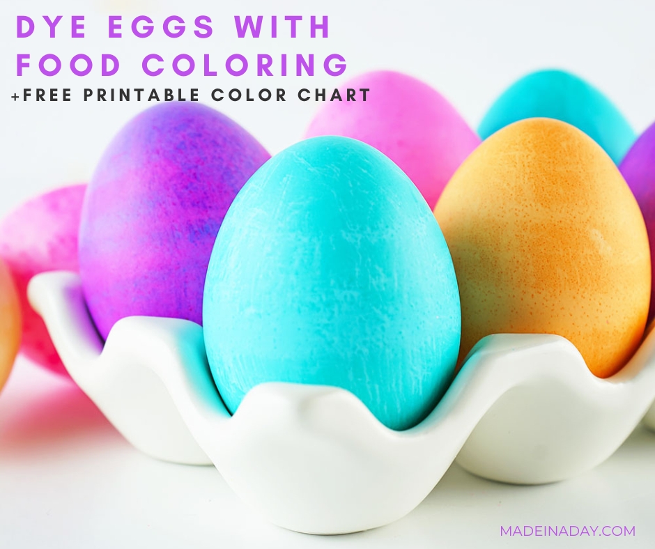 How To Dye Eggs With Food Coloring Made In A Day