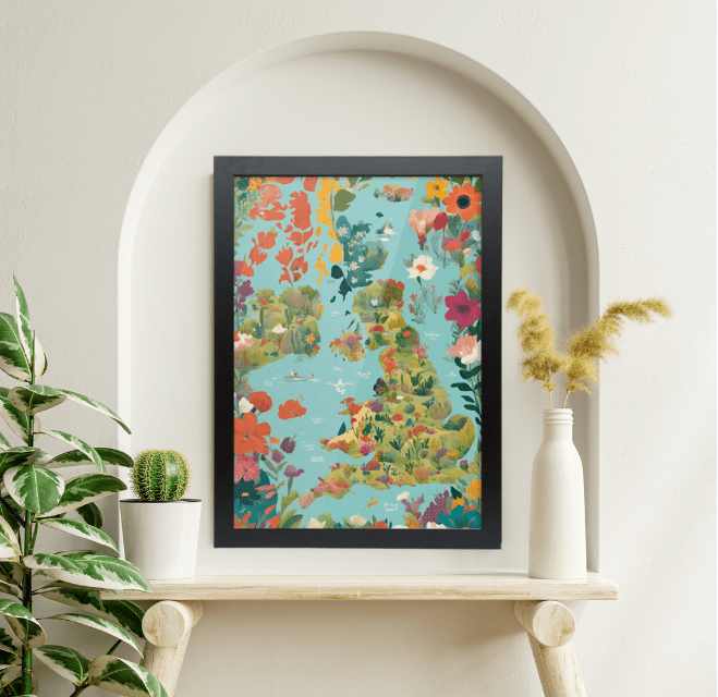 Wall Art Prints UK Framed Original British Printed Artwork, Limited