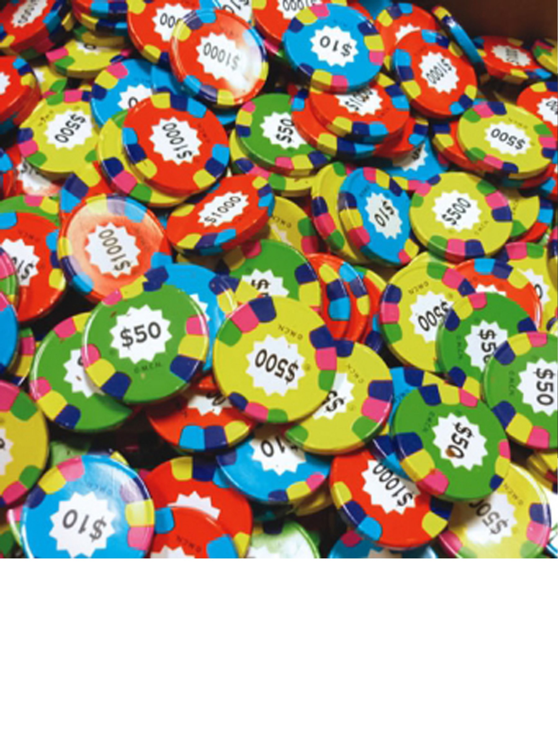 ASSORTED POKER CHIPS Madelaine Chocolate