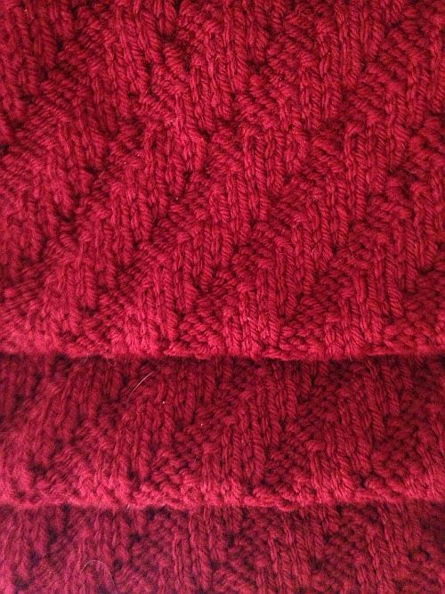 Reversible Diagonal Scarf Madelyn Knits