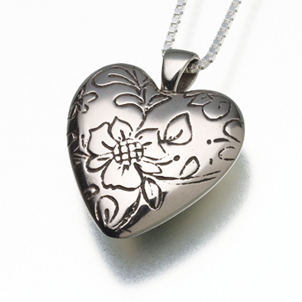 Floral Heart Pendant Madelyn Pendants Madelyn Pendants