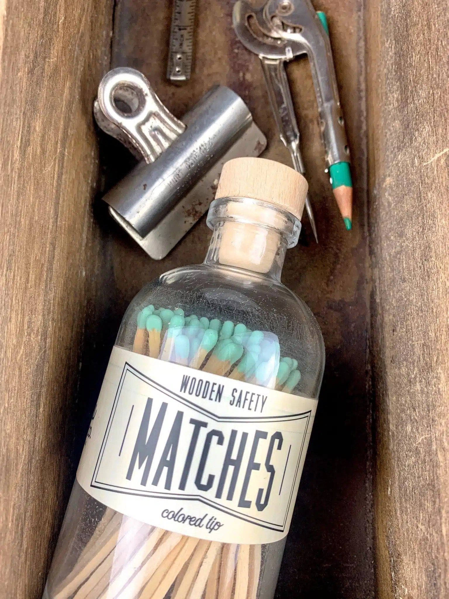 Vintage Apothecary Mint Matches Made Market Co.