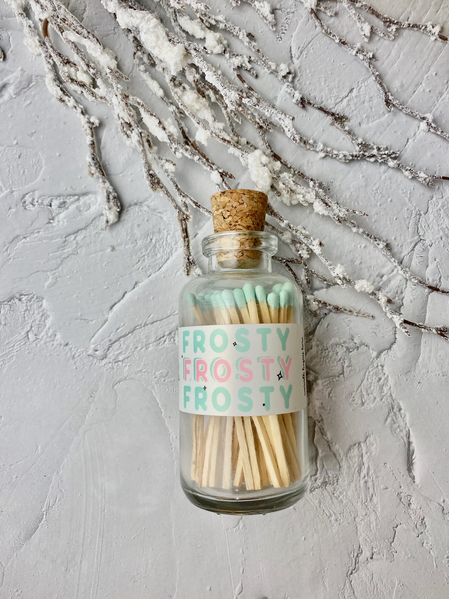 Mini Apothecary Christmas Frosty Matches Made Market Co.