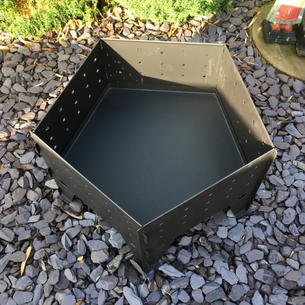 5 Sided Interlocking Fire Pit