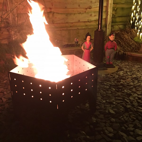 5 Sided Interlocking Fire Pit