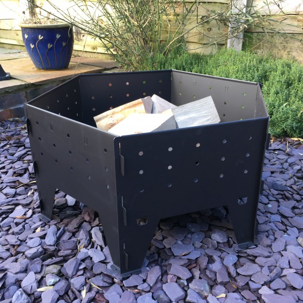 6 Sided Interlocking Fire Pit