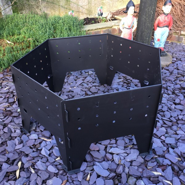 6 Sided Interlocking Fire Pit