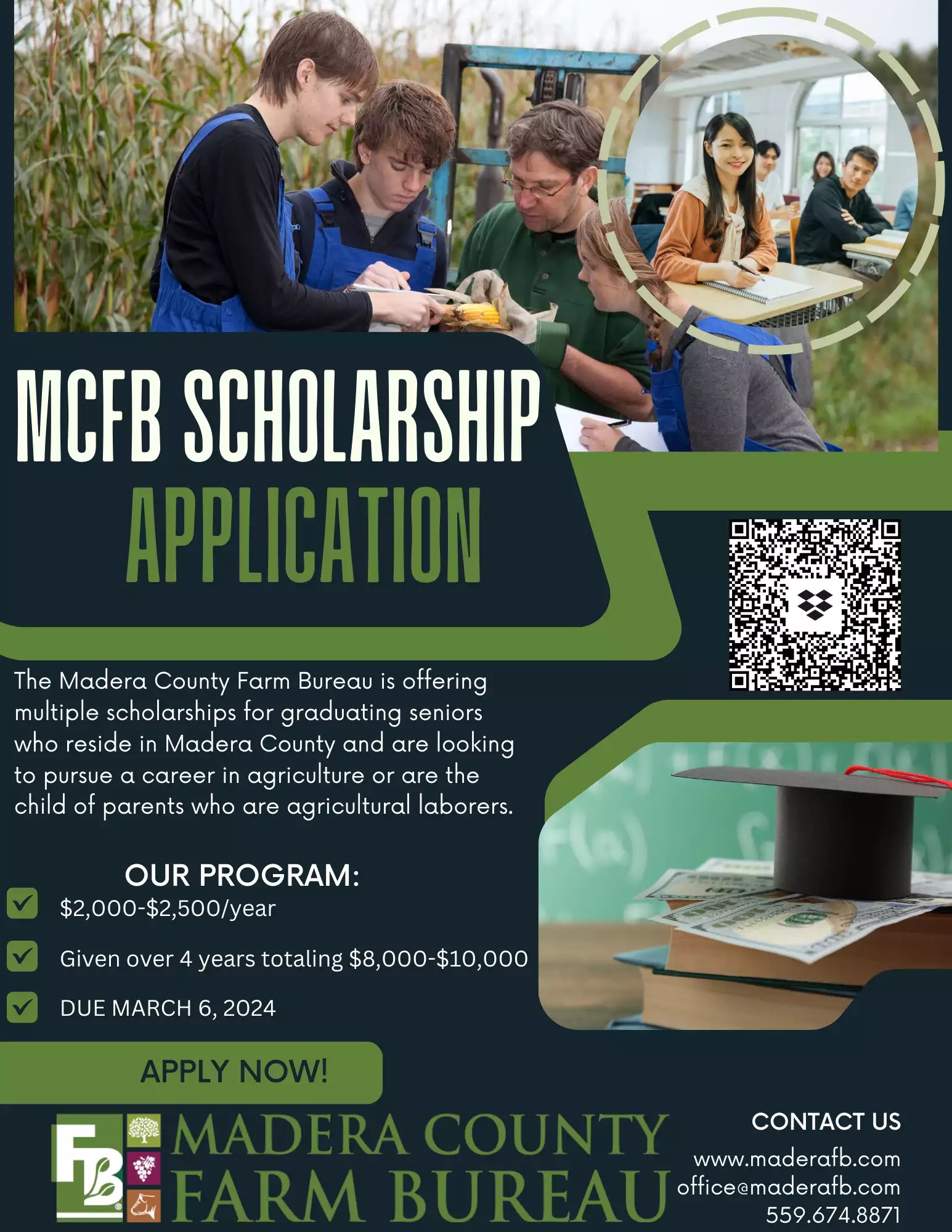 Scholarship Application Madera County Farm Bureau
