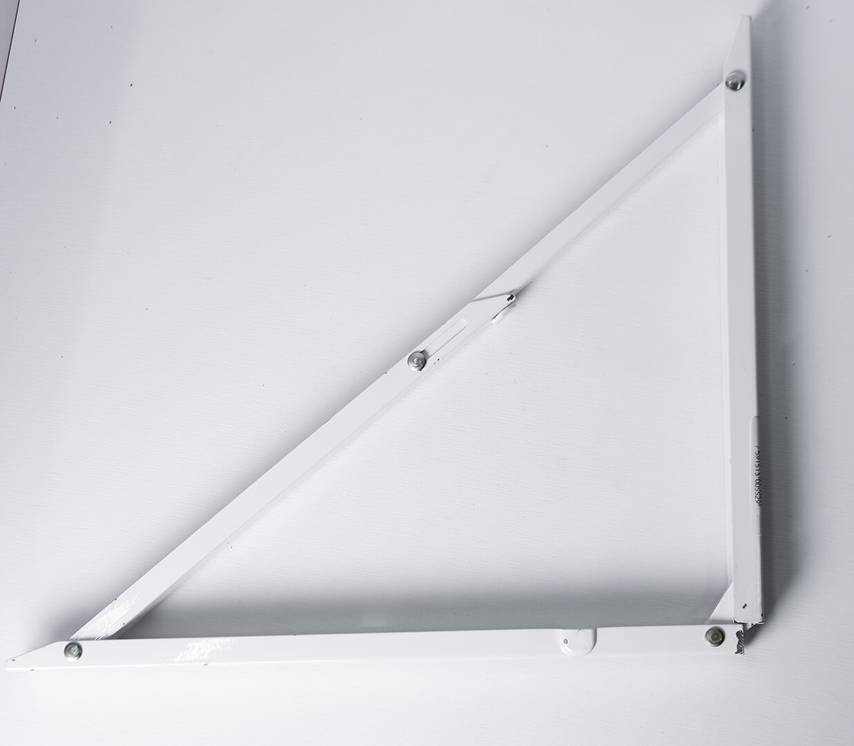 Pie de amigo plegable blanco Madetor