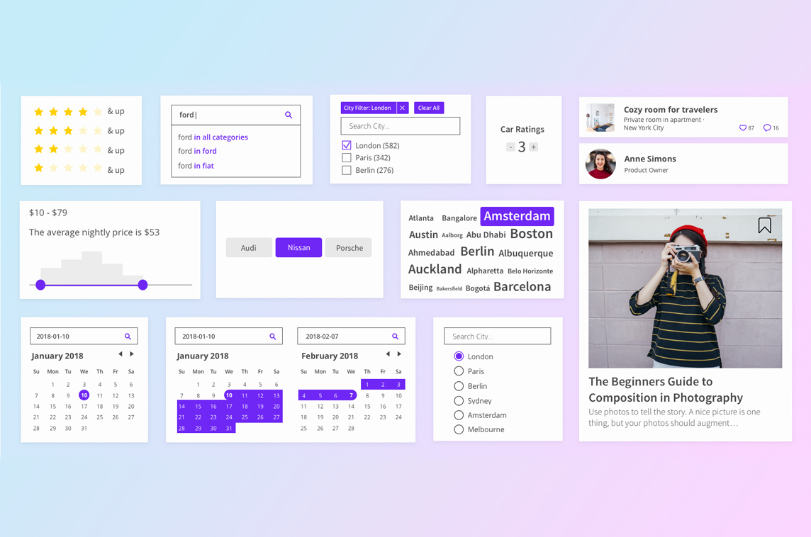 ReactiveSearch Vue Elasticsearch UI Components Made with Vue.js