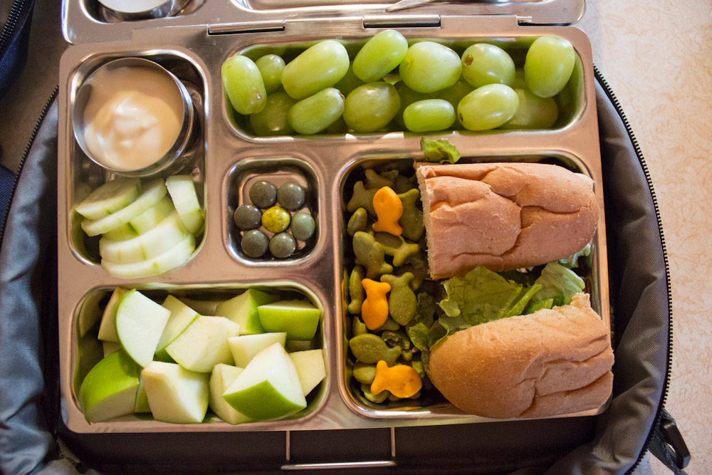 Green Belly Acher School Lunch Coming Up Rainbows