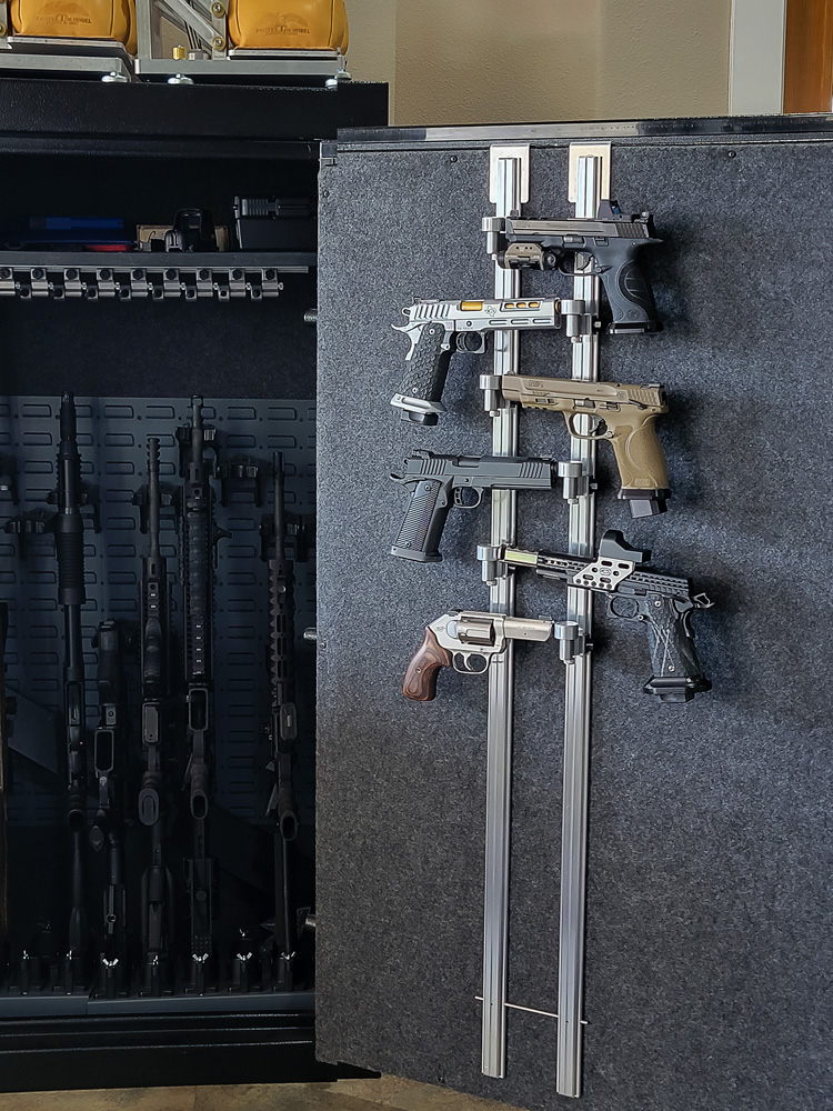 Gun Safe Door Storage Store & Display Multiple Handguns