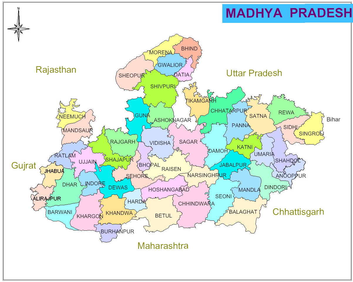 Up State Political Map map MPPCS Exam Preparation