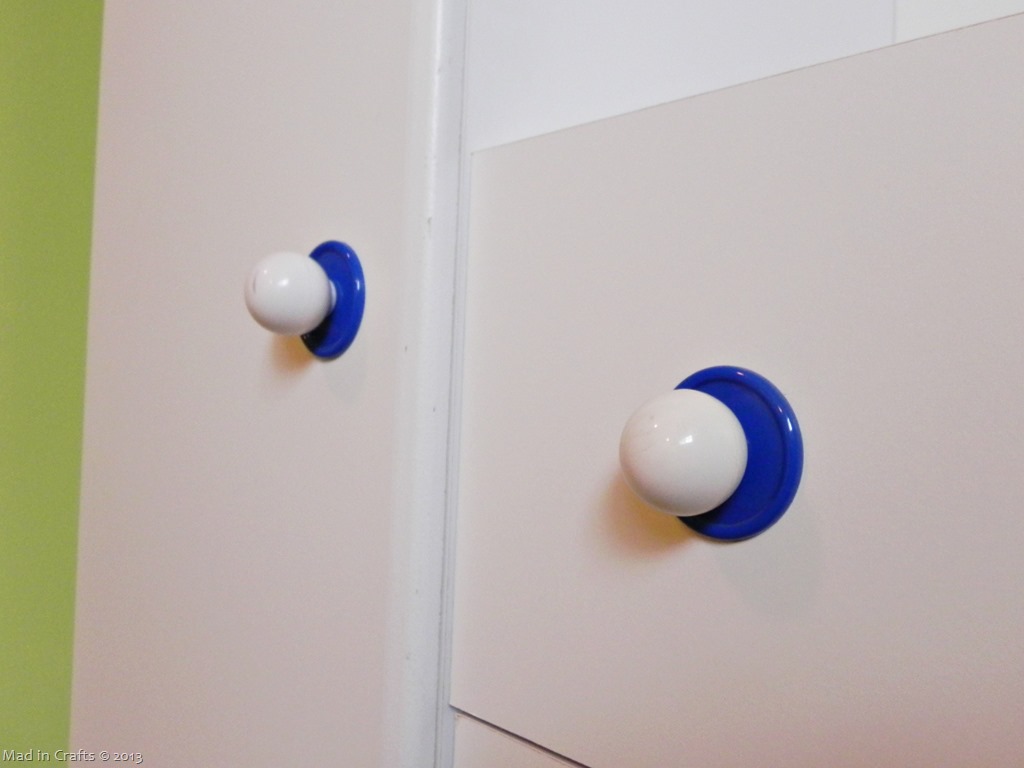 Hand Painted Dresser Drawer Pulls Mad in Crafts