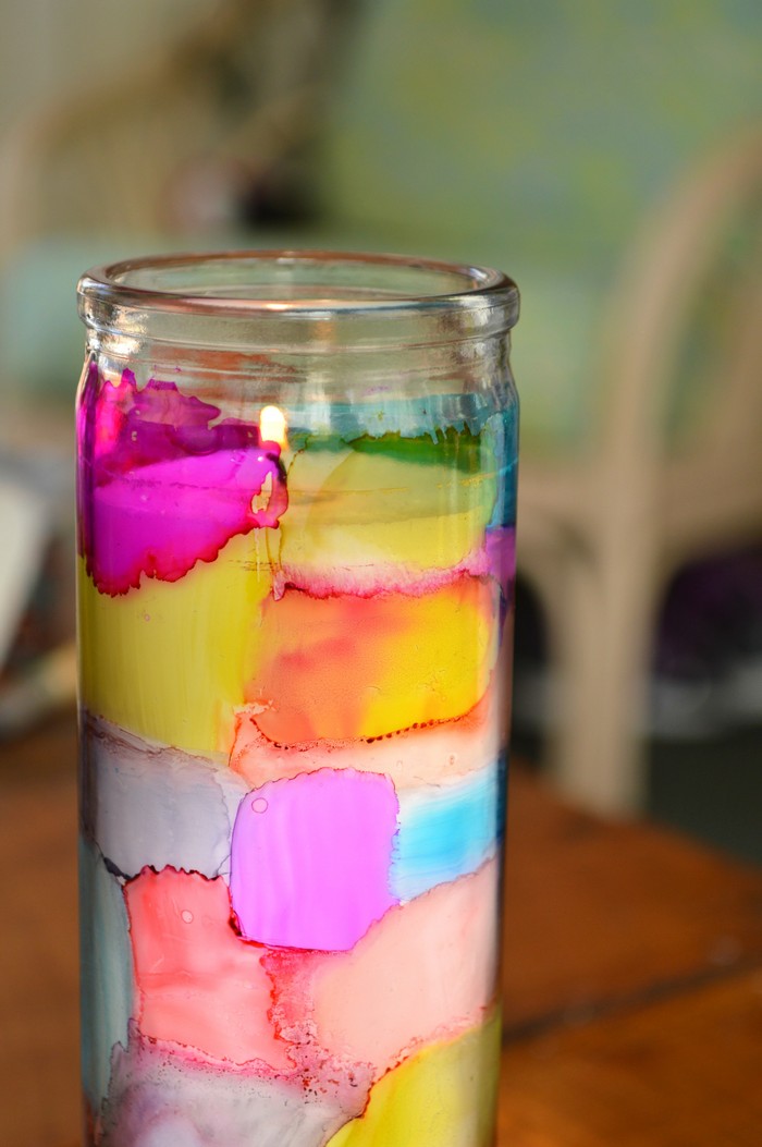 STAINED GLASS CANDLE HOLDERS Mad in Crafts