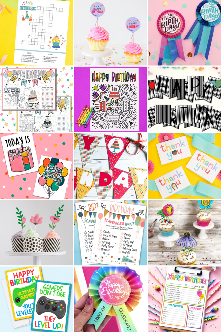 FREE BIRTHDAY COLORING PAGE Crafts Mad in Crafts
