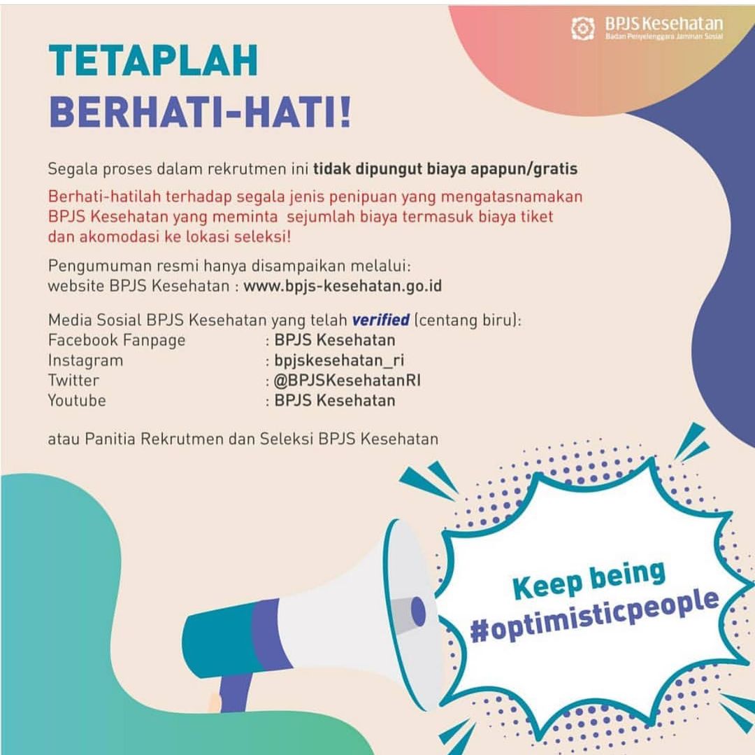 Rekrutmen Pegawai Tidak Tetap (PTT) BPJS Kesehatan