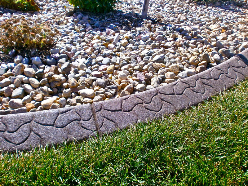 Stamped Concrete Flower Bed Edging Best Flower Site