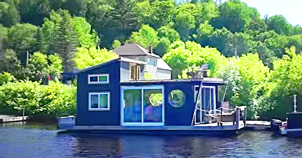 This FourSeason Tiny House Boat Is Built For FullTime Living