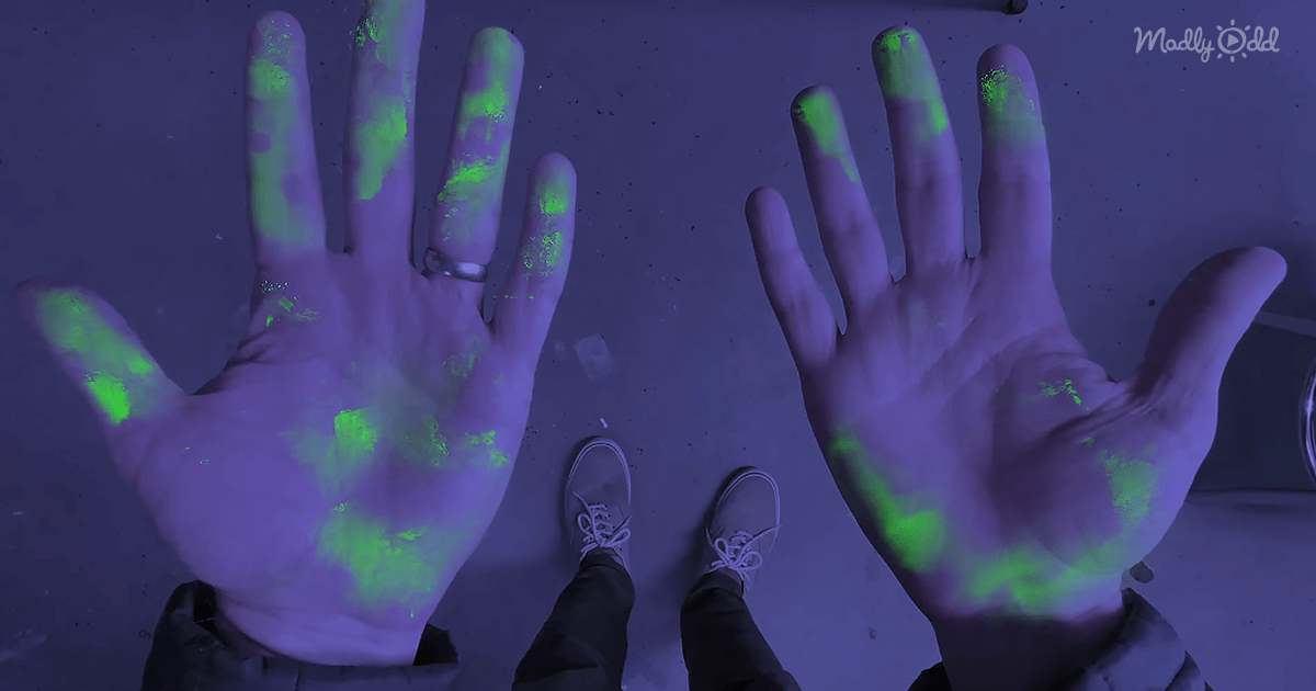 Lean How Quickly Germs Spread Using A Remarkable Glowing Powder