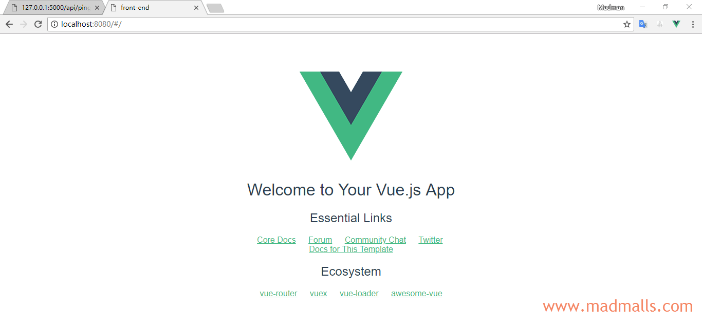 Flask Vue.js全栈开发｜第2章：Vue.js通过axios访问Flask RESTful API Vue.js Flask