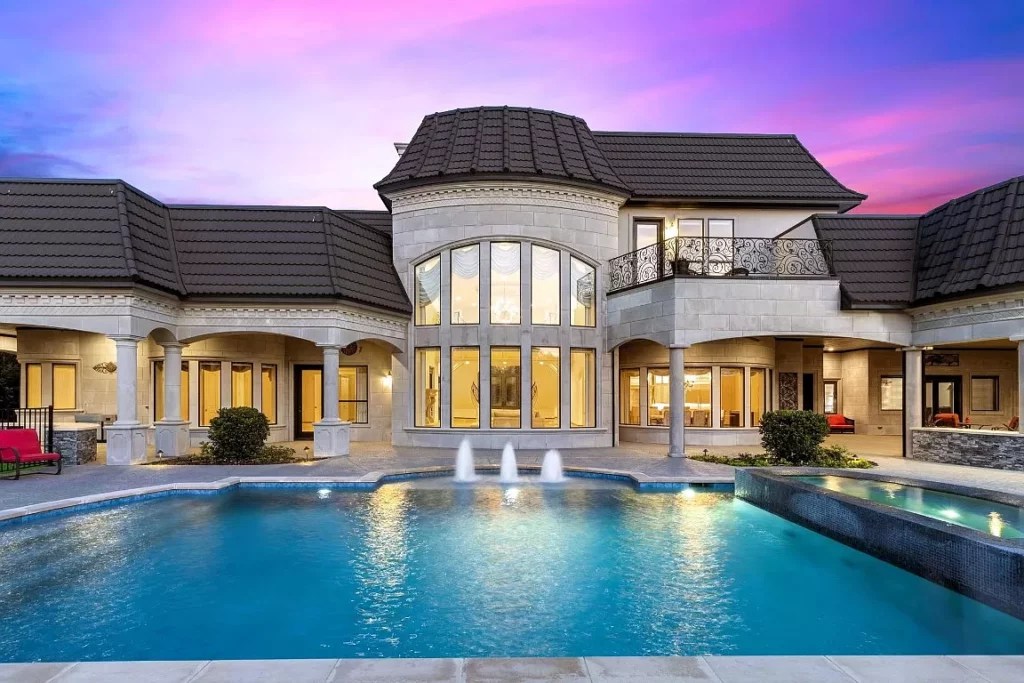 The FrenchInspired Masterpiece 1752 Bison Meadow Lane, Heath, TX Mad Mansions