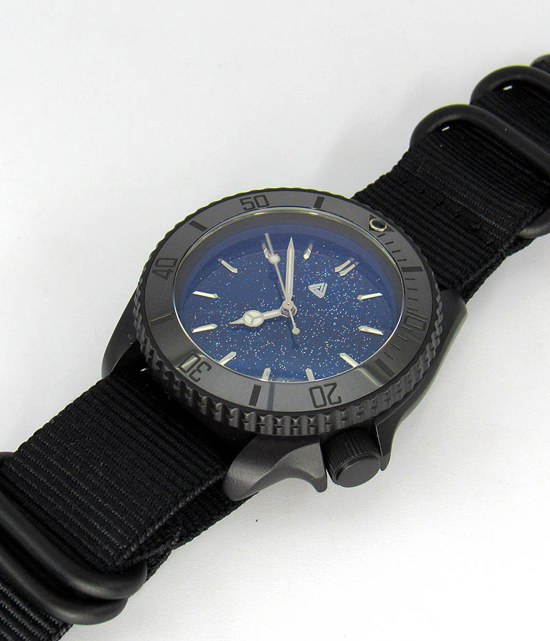 Pre sale Seiko Mod watch skx007 with nh36a movement galaxy dial ceramic  stealth graphite black cerakote - Mad Mod World