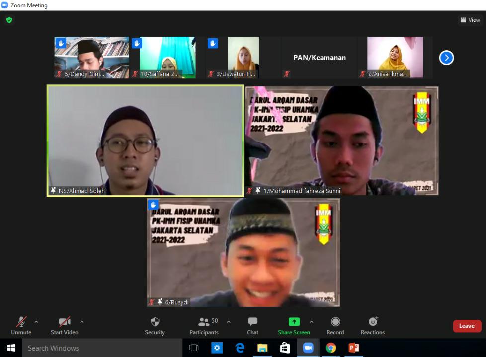 Ahmad Soleh, DAD FISIP Uhamka