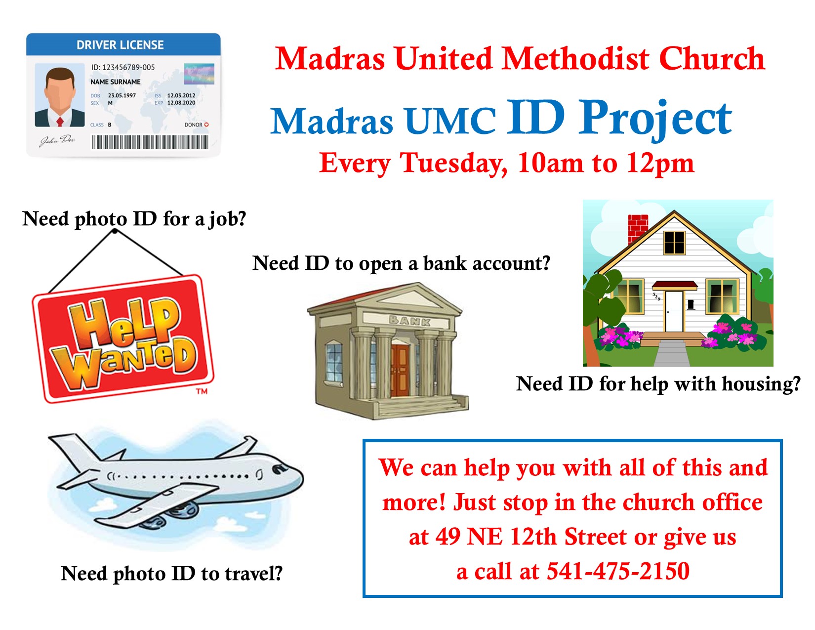 Madras United Methodist Church "Growing in love through relationship