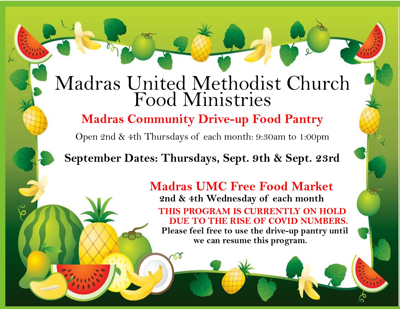 Madras United Methodist Church Page 8 "Growing in love through
