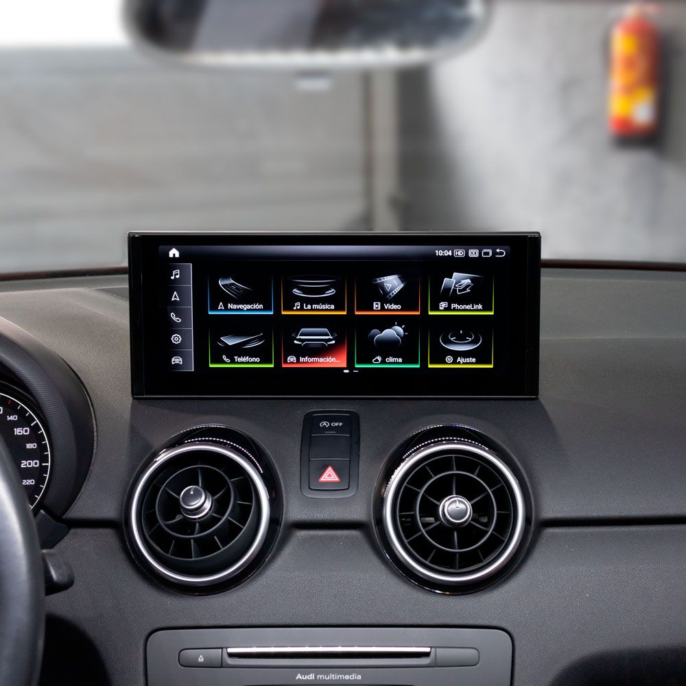 Pantalla específica táctil Audi A1 con Carplay Android Auto
