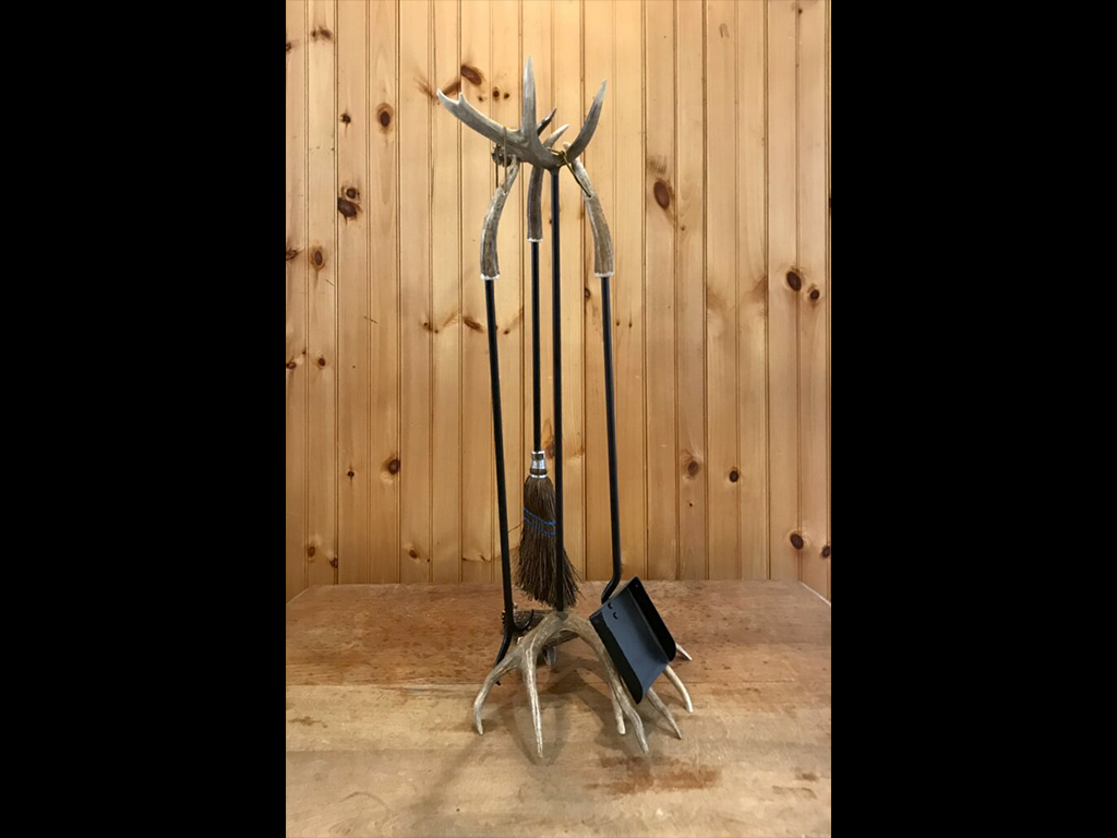 Antler Fireplace Tool Set Mad River Antler